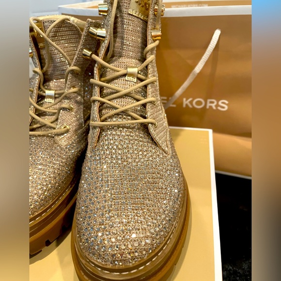 Michael Kors Crystal embellished boots size  8.5 - Picture 1 of 5